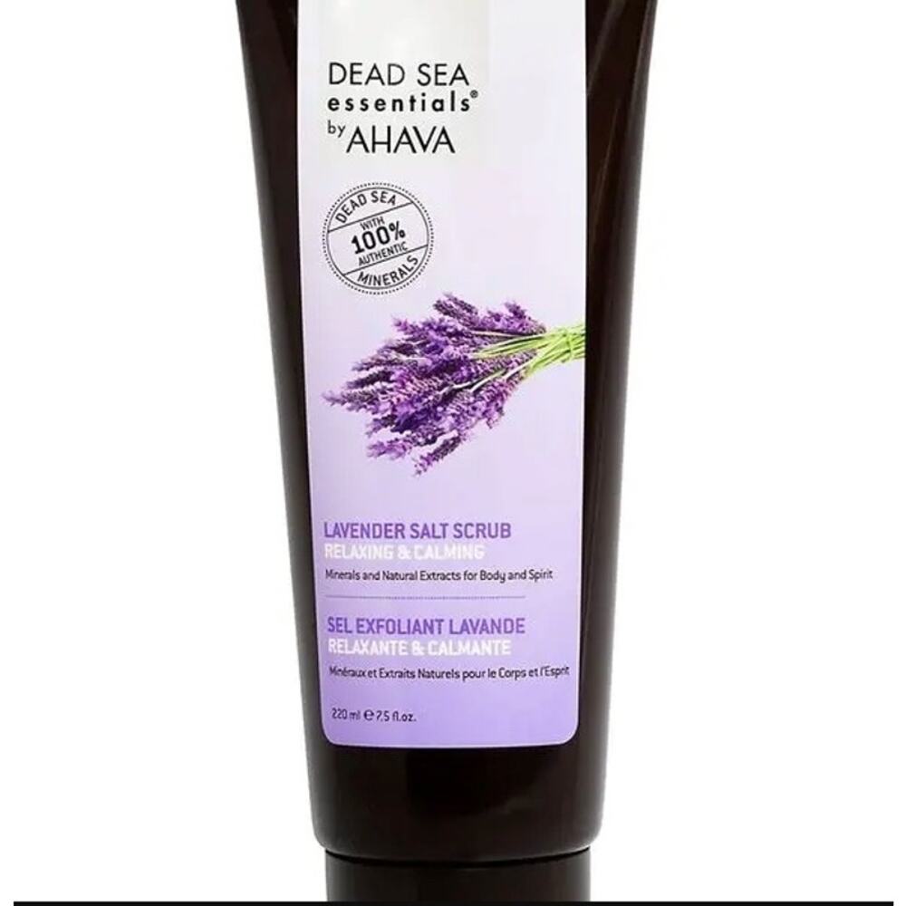Ahava Lavender Body Scrub*Dead Sea Essentials*100% Dead Sea Salt - Picture 1 of 1